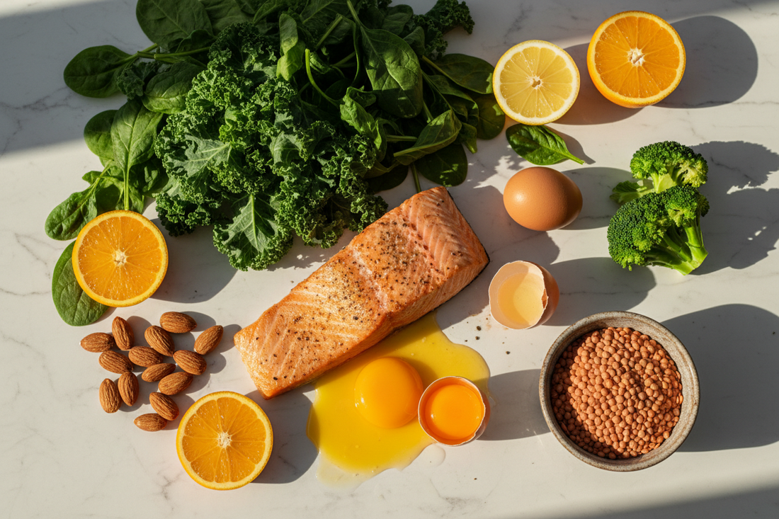 Essential Vitamins for Everyday Wellness: Vitamin D3, K2, Calcium, Iron and Folate