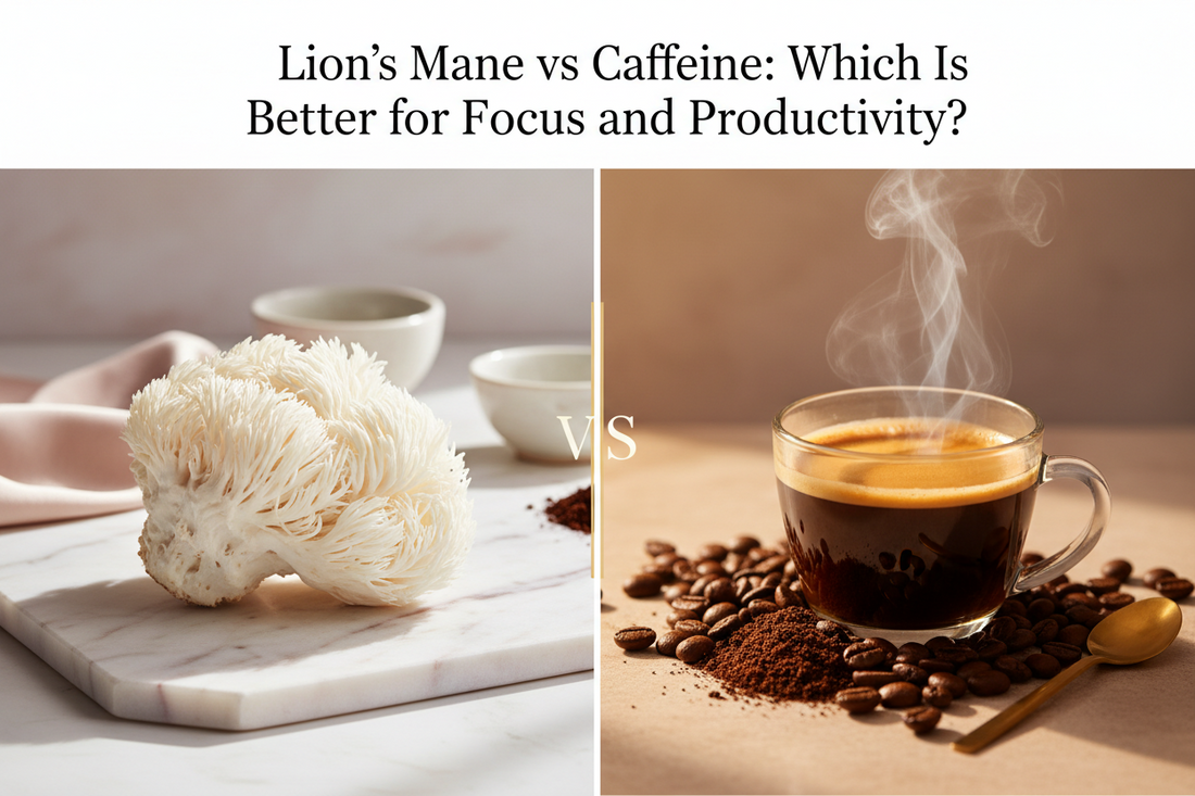 Lion's Mane vs Caffeine for Focus: Which Boosts Productivity Better? - Striipz LLC