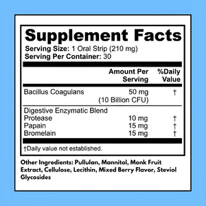 Digestive + Gut Health Strips