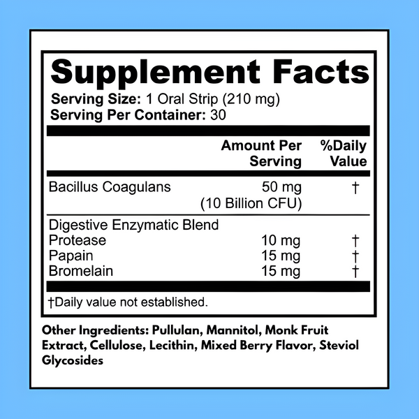 Digestive + Gut Health STRIIPZ