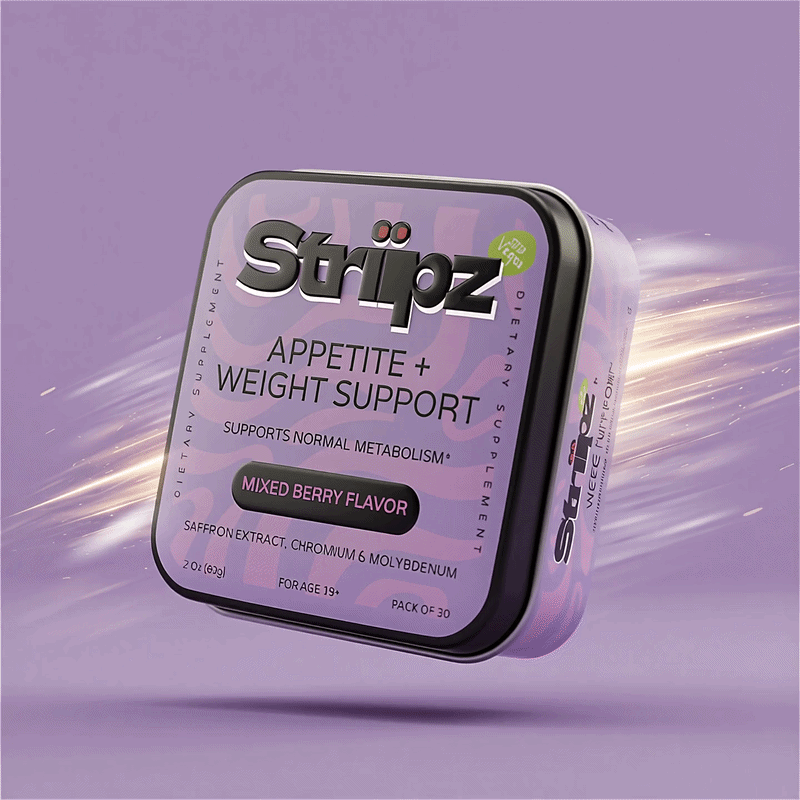 Striipz delivers targeted daily support using thoughtfully selected ingredients designed to work with your body. No fillers, no binders, and zero added sugar. Just clean nutrition in a fast-dissolving strip.
